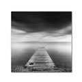 Trademark Fine Art George Digalakis 'Pier With Slippers' Canvas Art, 14x14 1X01367-C1414GG